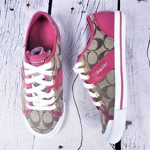 Coach Fillmore Shoes Tan Pink Shoes Size 5 1/2